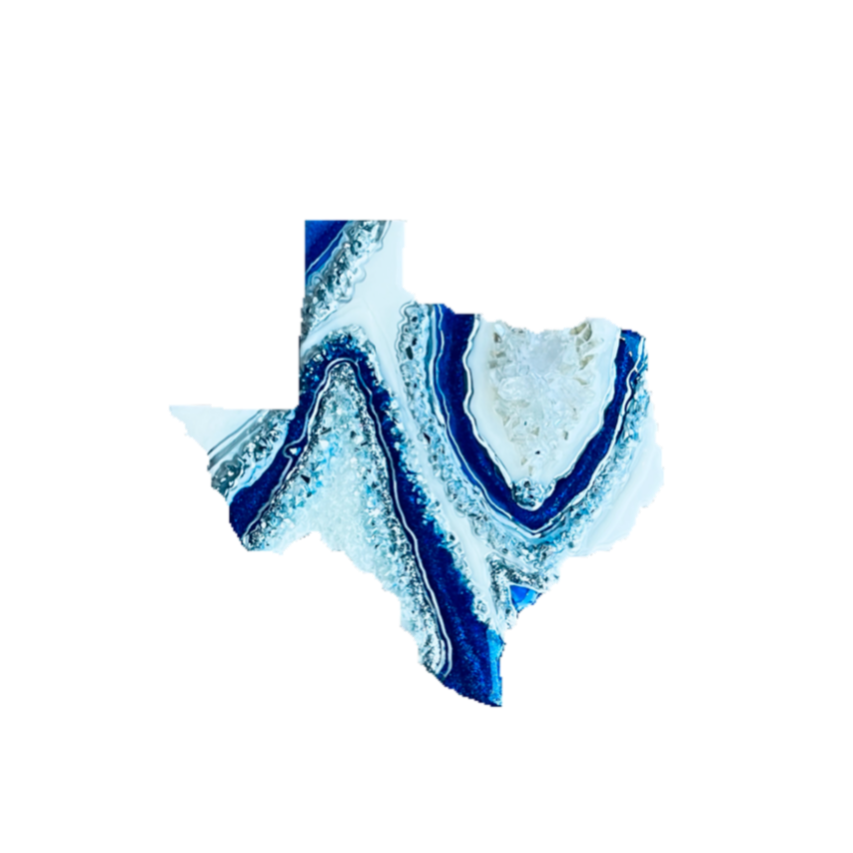 Texas Shaped Geode-1857