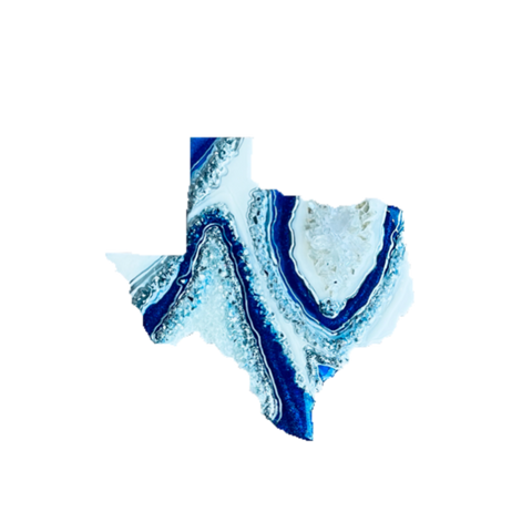 Texas Shaped Geode-1857